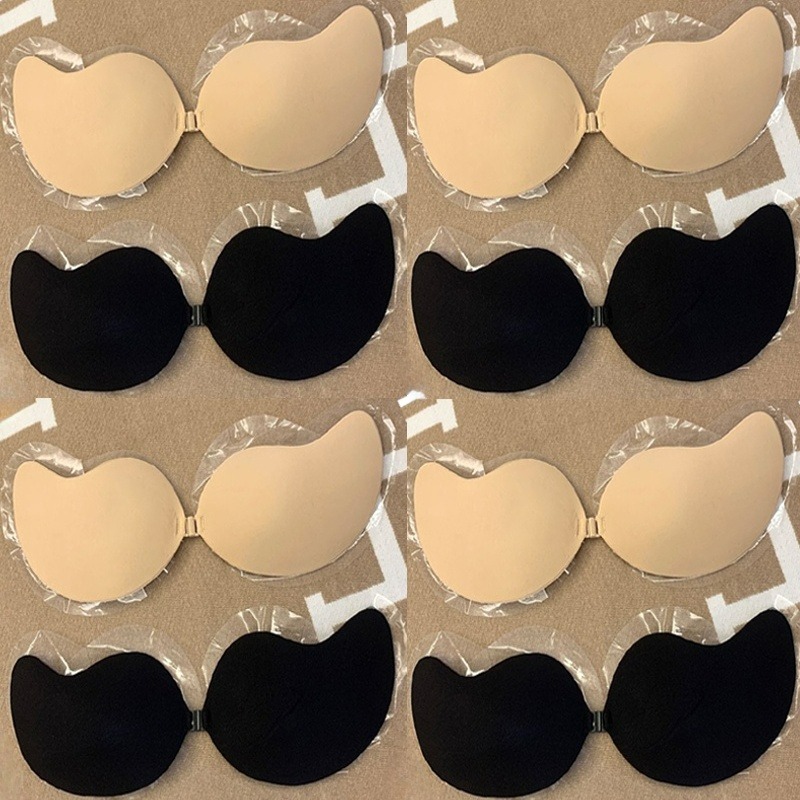 Strapless Bra Backless - 1/2쌍 푸쉬업 인비저블 브라 여성용 스트랩리스