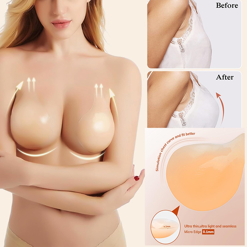 1/2 쌍 여성 스티커 브래지어 재사용 가능한 젖꼭지  - Strapless Bra Backless 리뷰 및 가격