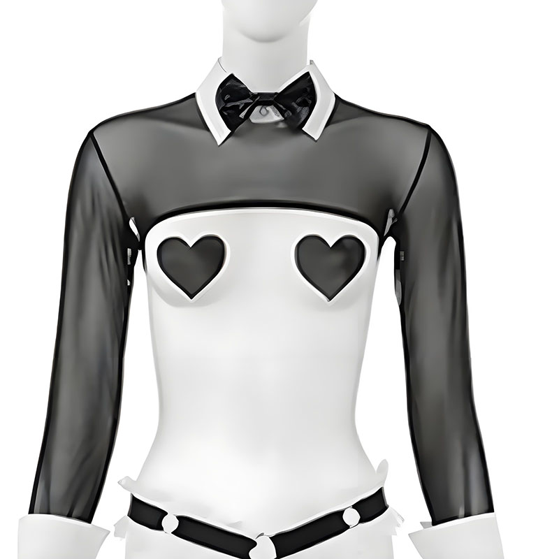애니메이션 토끼 메이드 유니폼 메쉬 바디수트 섹시 란제 - Garter Belt Set 리뷰 및 가격