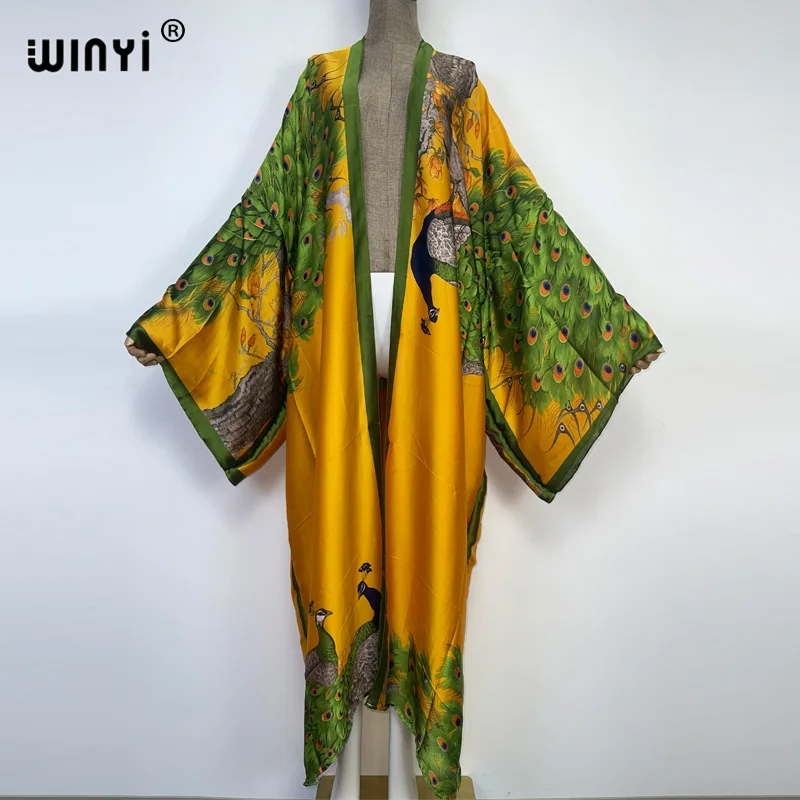 WINYI 2022 여름 여성용 카디건 스티치 칵테일  - Robe Silk Women 리뷰 및 가격